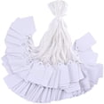 thumbnail image 1 of Miyuadkai Greeting Card Clearance Sales Tags with String Attached 100Pcs White Smooth Surface Marking Merchandise Strung Tags Writable Label Hang Tags for Pricing Gift Jewelry Clothing Yard White, 1 of 4