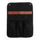 thumbnail image 2 of Bolsa de almacenamiento para reposabrazos de silla de camping, bolsillo lateral, organizador de lona con múltiples compartimentos Negro, 2 of 9