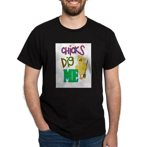 CafePress - Chicks Dig Me T Shirt - Men's Classic Graphic Cotton T-Shirt