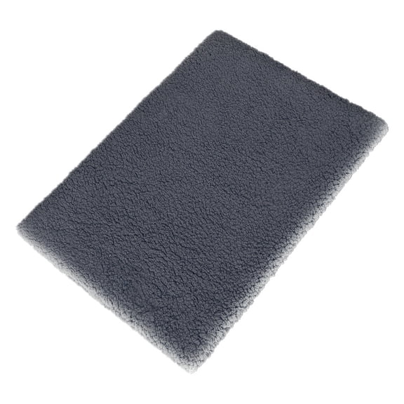 Self-Heating Pet Pad for Winter, Soft Plush Thermal Dog Mat with Constant Temperature for Crate and Bed, 20x16 in, Dark Gray
