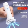 thumbnail image 2 of Cordless Electric Vacuum Pump for Vacuum Storage Bags, Portable Mini USB Rechargeable Pump, Powerful Suction Space Saver Sealer for Travel, Clothes, Bedding, Moving Essentials, 2 of 9