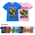 thumbnail image 1 of Roblox-Camiseta de juego para niños, Top de manga corta con dibujos animados, ropa informal con estampado 3D, Camiseta deportiva de Anime, regalos de cumpleaños, 1 of 4