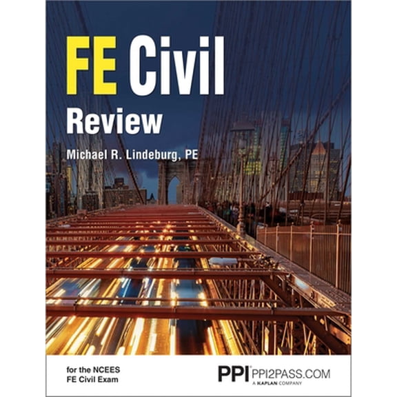 Pre-Owned Ppi Fe Civil Review - A Comprehensive Fe Civil Review Manual (Paperback) 1591265290 9781591265290