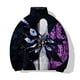 thumbnail image 2 of Tops de invierno para hombre Abrigo para hombre Estampado de ballena Ropa holgada de algodón Chaquetas con estampado de chica de pelo blanco con alas Abrigos Ropa, 2 of 5