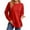 Red, variant on Black and Friday Clothing Sales Idoravan Long Sleeve Shirts for Women Winter Women Fashion Casual Long Sleeve Solid Tops Blouse Green S