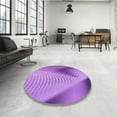 thumbnail image 4 of Ahgly Company Machine Washable Indoor Rectangle Transitional Violet Purple Area Rugs, 5' x 7', 4 of 7