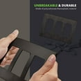 thumbnail image 2 of ENERLITES Elite Series Screwless Decorator Wall Plate Child Safe Outlet Cover, Size 3-Gang 4.68" H x 6.53" L, Unbreakable Polycarbonate Thermoplastic, SI8833-BDB, Brushed Dark Bronze, 2 of 5