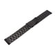 thumbnail image 3 of Correa de reloj de acero inoxidable con pulsera de metal ajustable, doble hebilla, correa de repuesto de liberación rápida de 24 mm para hombres y mujeres, color negro, 3 of 5