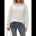 thumbnail image 1 of Suéter de Punto de Larga con Cuello Redondo y Lazo para Mujer, Sin Espalda L, 1 of 10