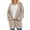 Khaki, variant on UVN Sweaters for Women Fall Winter Open Front Cardigans Long Sleeve Oversized Casual Soft Knit Outerwear Coats with Pockets