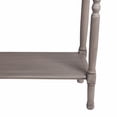 thumbnail image 4 of Benzara BM206010 Wooden Console Table with 2 Louvered Drawers & 1 Open Shelve, Gray, 4 of 6