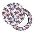 Pofeuu Tropics Palm Trees Print Round Bar Stool Covers Super Soft and