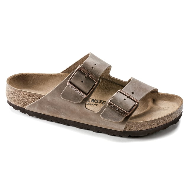 Sandalia Birkenstock Arizona Unisex Cuero Tabaco 38 Estrecha