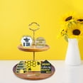 thumbnail image 5 of Tiered Tray Decor Flat Wooden Tiered Tray Decor Bee Festival Decoration, 5 of 12