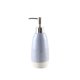 thumbnail image 1 of Dispensador de jabón de cerámica púrpura, bomba de plástico, dispensador de loción de champú recargable antideslizante a prueba de fugas for baño, cocina, 12,8 oz, 1 of 6