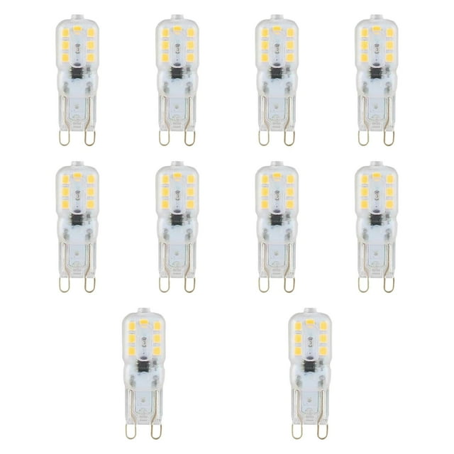 10 Bombillas LED G9 Para Iluminación De Araña, Para Paisaje, Sala De Estar, Luz Blanca, 6000 K Luz blanca 6000K