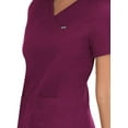 thumbnail image 3 of koi Classics Women's Nicole Crossover V-Neck Solid Scrub Top, 3 of 4