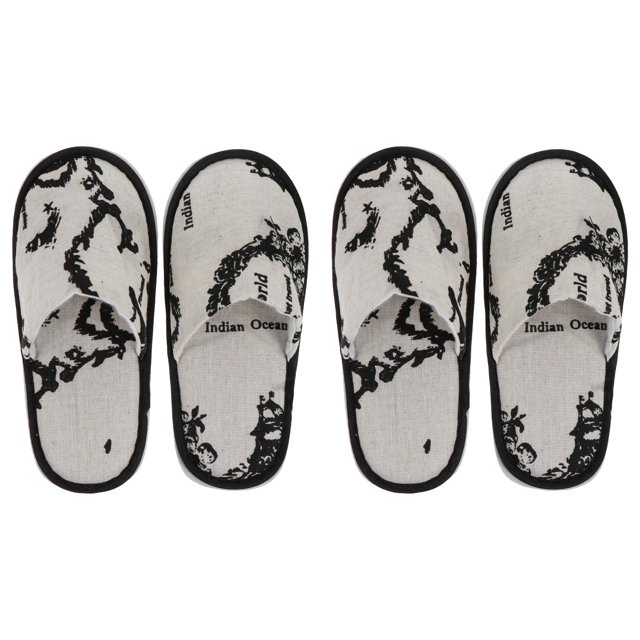 Miangastore Slippers Disposable Comfortable Sole 2 Pairs 11.40X3.93X0.24in