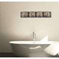 thumbnail image 7 of Modern Home Decorative Iron Ollie 4 Light Bath Sconce In Black With Clear Crystals, 7 of 7