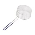 thumbnail image 1 of Kitchen Fry Basket, 9 Inch Stainless Steel Fry Basket with Long Handle, Round Wire Mesh French Chip Frying Serving Food Presentation Tableware for Chips Onion Rings Chicken Wings, 1 of 8