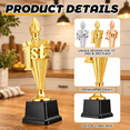 3 1st 2nd 3rd Place Trophy Set - Walmart.com