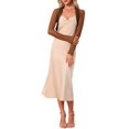 thumbnail image 2 of INSPIRE CHIC Women's Satin Shrugs for Evening Dress Open Front Mesh Cardigan Elegant Wedding Bolero XS Dark Brown, 2 of 6