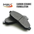 Max Advanced Brakes Front Brake Pad for 20092012 Ford Escape w