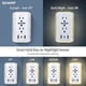 thumbnail image 5 of Protector contra sobretensiones Power Strip Sharp USB con 6 enchufes y 3 USB, 5 of 7