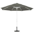 thumbnail image 2 of Parasol de Marché en Aluminium 11 Pieds Inclinaison Col Blanc Mat/sunbrella/spectrum Dove, 2 of 2