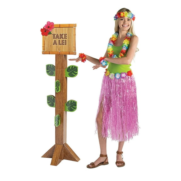 Fun Express 5 Ft. Lei Station Cardboard Stand-Up