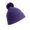 Purple, variant on Result Winter Essentials Mens Pom Pom Beanie