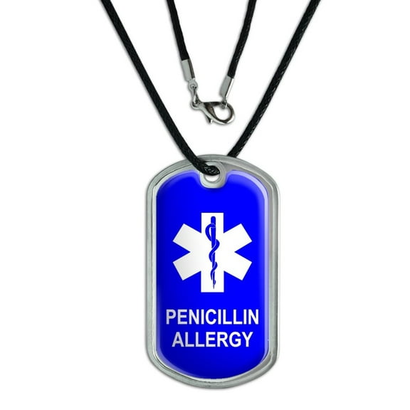 Penicillin Allergy Dog Tag