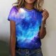 thumbnail image 2 of Tops de Manga Corta para las Mujeres Camiseta Impresa Unisex de Ajuste Suelto, Blusa Casual de Cuello Redondo para el Uso Diario de Primavera, 2 of 6