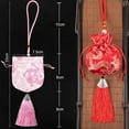thumbnail image 6 of tasrioml Fragrant Delicate Sachet Hanging Decor Cloth Elegant Embroidery Sachet Hanging Widget for Car Inner, 6 of 8