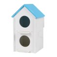 thumbnail image 1 of Hummingbird Cage Shelter Stand Bird Nest Cage Outdoor Nest Box Bird House 2 Tiers Nest for Outdoor Garden Pink, 1 of 5