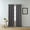 CHARCOAL, variant on Eclipse Hadley 100% Blackout Curtain Panel, Linen Blend Grommet Window Curtain, 1 Panel, 50 In Wide x 63 In Long, Light Grey