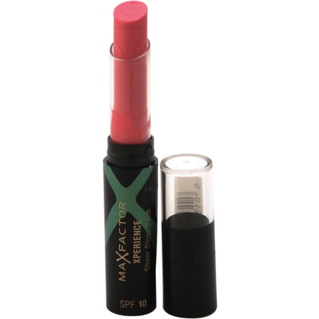 Max Factor for Women Xperience Sheer Gloss Lip Balm, SPF 10, # 02 Coral