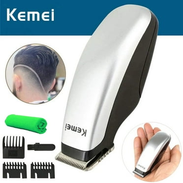 Beard Trimmer for Men, KEMEI Mini Cordless Hair Clipper, Facial Hair Shaver, Self-Haircut Kit Styling