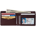 thumbnail image 3 of Alpine Swiss Wallet for Men Nolan Commuter Bifold Dual ID Windows for License Work Badge RFID Protection Divided Bill Section Gift Boxed, 3 of 7