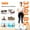 White, variant on Wheelive Vibration Plate Exercise Machine, 200W Full Body Workout Platform for Strength Toning and Fat Loss, 120 Adjustable Speeds, Supports 330 lbs,Black