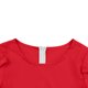 thumbnail image 5 of Vestido de manga corta con cuello redondo de color liso para niñas de medianas y grandes, informal, cómodo y de poliéster., 5 of 8