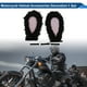 thumbnail image 2 of Accesorios de Casco de Motocicleta Decoración Orejas de Conejo Rizadas de Lana para Cascos de Motocicleta Bicicleta Esquí Color Negro Pegatina 1 Juego, 2 of 6