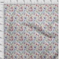 thumbnail image 4 of oneOone Cotton Poplin White Fabric Florals Sewing Fabric By The Yard Printed Diy Clothing Sewing Supplies 56 Inch Wide, 4 of 4