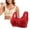 Z8-Beige 1PCS & Red 1PCS, variant on LILIYA Women's Plus Size Wireless Bra, Thin Cup 18 Hour Plus-Size Bras, Front Close, Extra Support with Flex Back