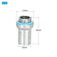 thumbnail image 2 of Uxcell 4pcs G1/4 Fitting, G1/4 Thread with 13mm OD Nozzle PC Water Cooling Hose Barb Fitting for PC Water Cooling System Accessories, 2 of 4