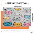 thumbnail image 6 of Yayeee Doormat for Inside 20"x32" Absorbent Low-Profile Washable Non-Slip Rubber Backed Entryway Rug, Cute Cat Pattern, 6 of 8