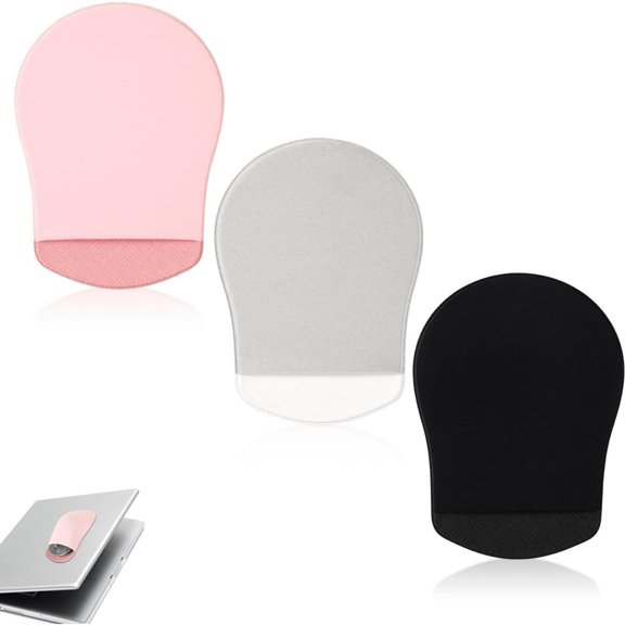 Topboutique Mouse Holder, Stick-On Mouse Pouch, Laptop Mouse Holder, Slim Mouse Pouch, Reusable Adhesive Mouse Carrying Sleeve for Laptop Computer Office Home, No Glue Residue, 3 Pack