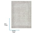 thumbnail image 5 of Livabliss x Our PNW Home Spokane Vintage Border Area Rug, 6'6" x 9', Cream/Tan, 5 of 9