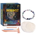 thumbnail image 3 of Gemstone Bracelet Making Kit Gem Digging Charm Bracelet Making Kit Mining Science STEM Learning Gemstones and Crystals DIY Craft for Girls, 3 of 8