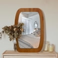 thumbnail image 2 of 25X33 Wide Wood Frame Mirror, 2 of 4